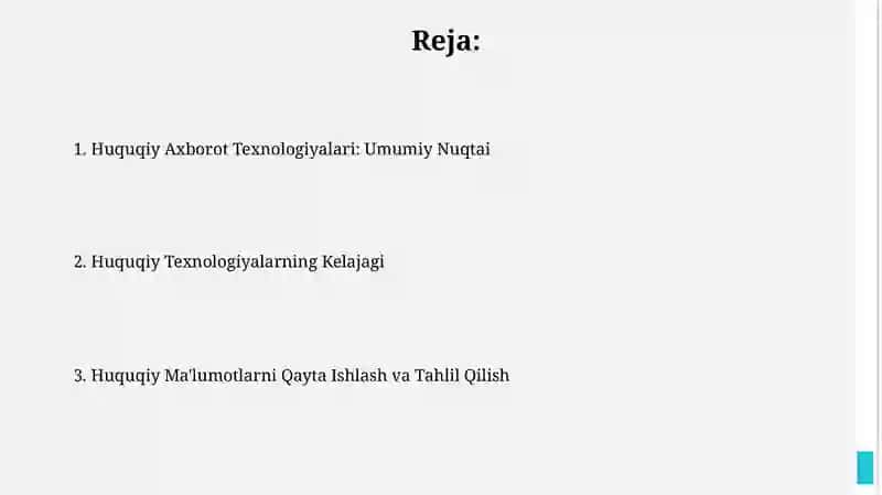 Huquqiy Axborot Texnologiyalari 2