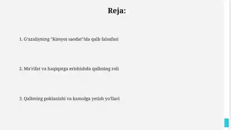 Gʻazaliyning "Kimyoi saodat" asari 2