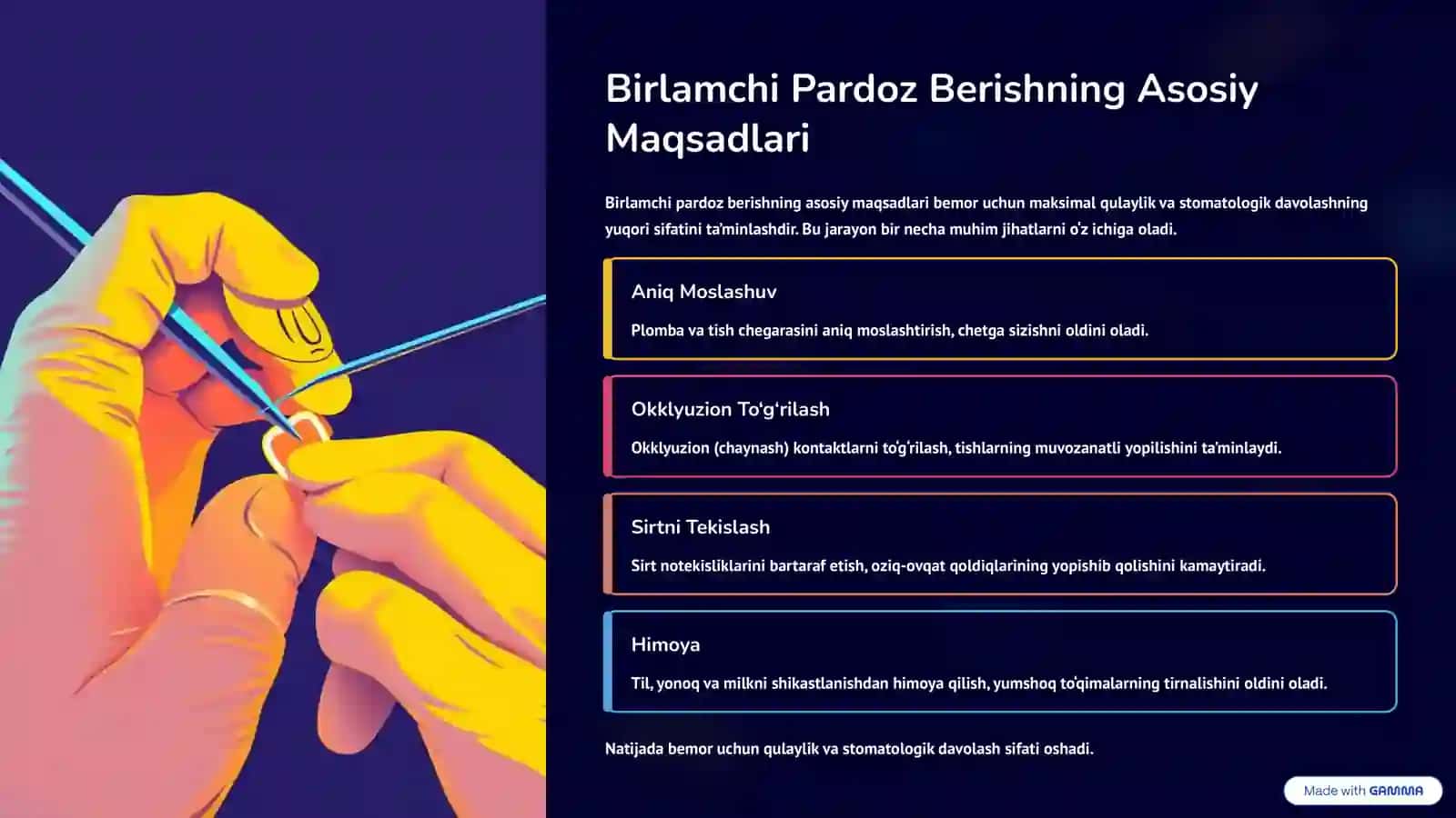 Birlamchi Pardoz Berish 2