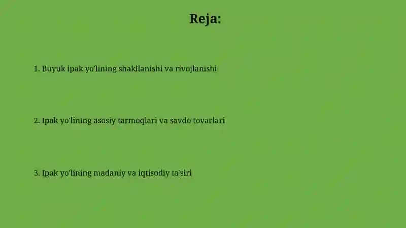 Buyuk Ipak Yoʻli 2
