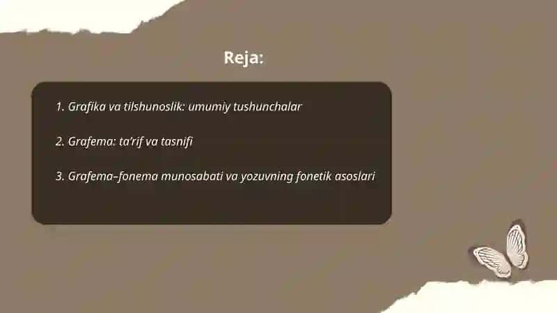 Grafika va tilshunoslik: umumiy tushunchalar 2
