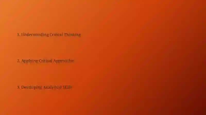 Developing critical approaches 2