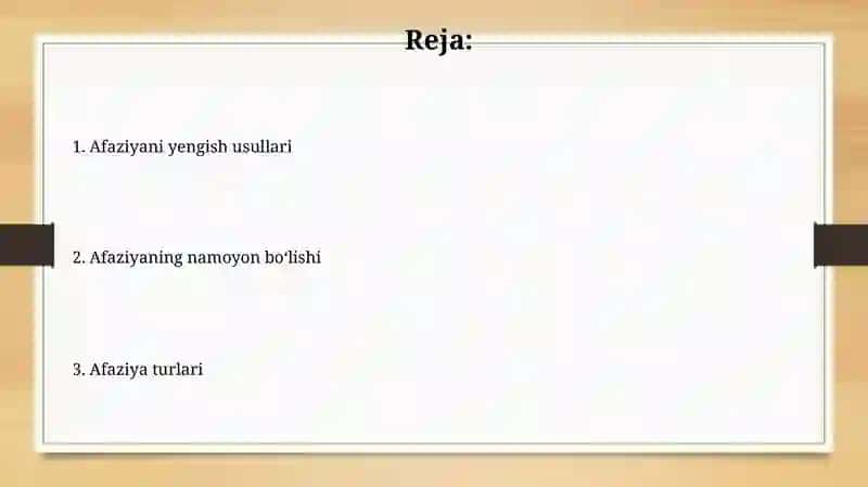 Afaziyani yengish usullari 2