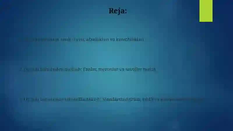 Oʻqitish natijalarini nazoratining ogʻzaki metodi 2