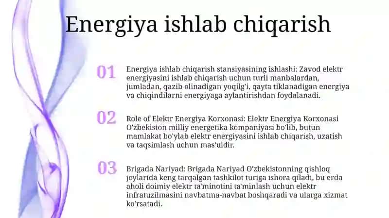 Elektr Energiya Korxonasi 2