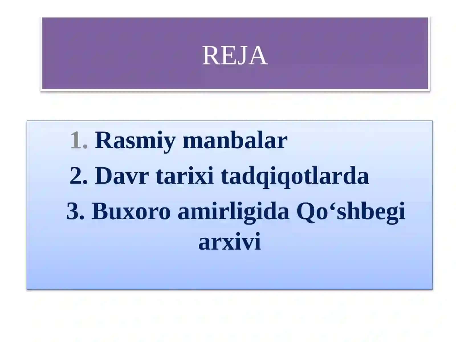 O’zbekistonning XX asr tarixiga oid manbalar 2