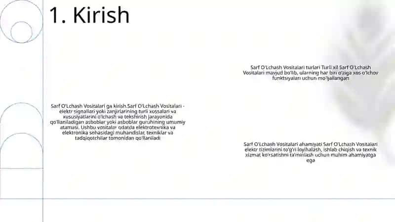 Sarf O'Lchash Vositalari 2