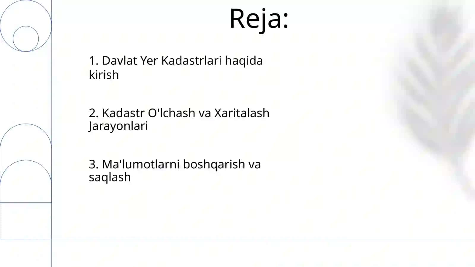 Davlat Yer Kadastirini yuritish tartibi 2