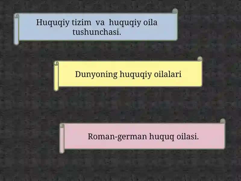 Roman-german huquq oilasi 2
