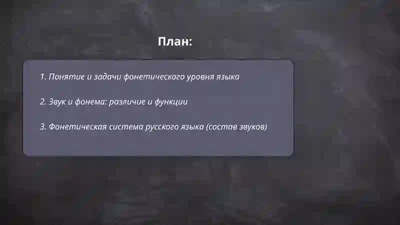 Фонетический уровень языка 2