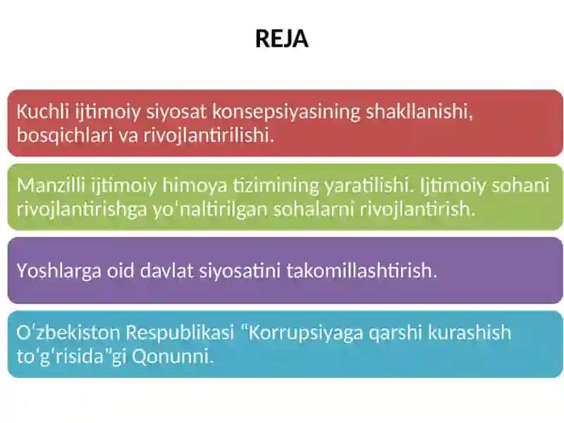 O‘ZBEKISTON RESPUBLIKASIDAGI IJTIMOIY O‘ZGARISHLAR 2