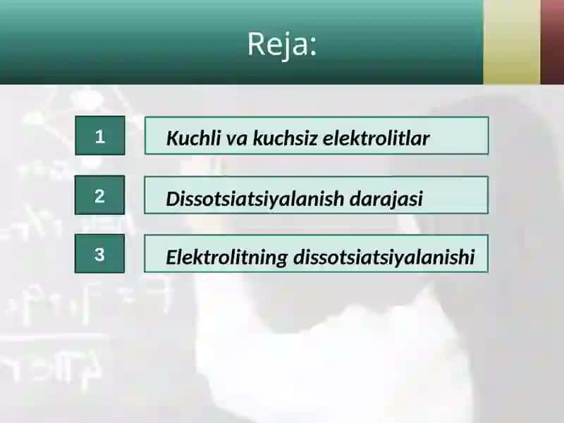 Kuchlivakuchsizelektrolitlar 2