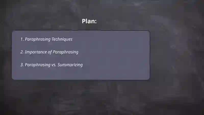 Paraphrasing 2