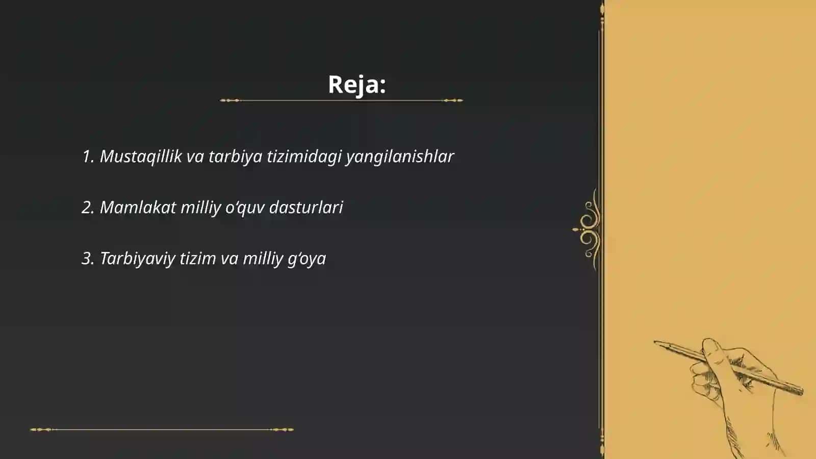 Mamlakatning tarbiyaviy tizimi uning mustaqillik,milliy taraqqiyot yo‘li 2