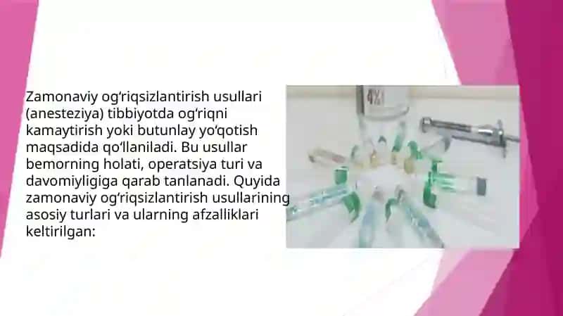 Zamonaviy og'riqlantirish usullari 2