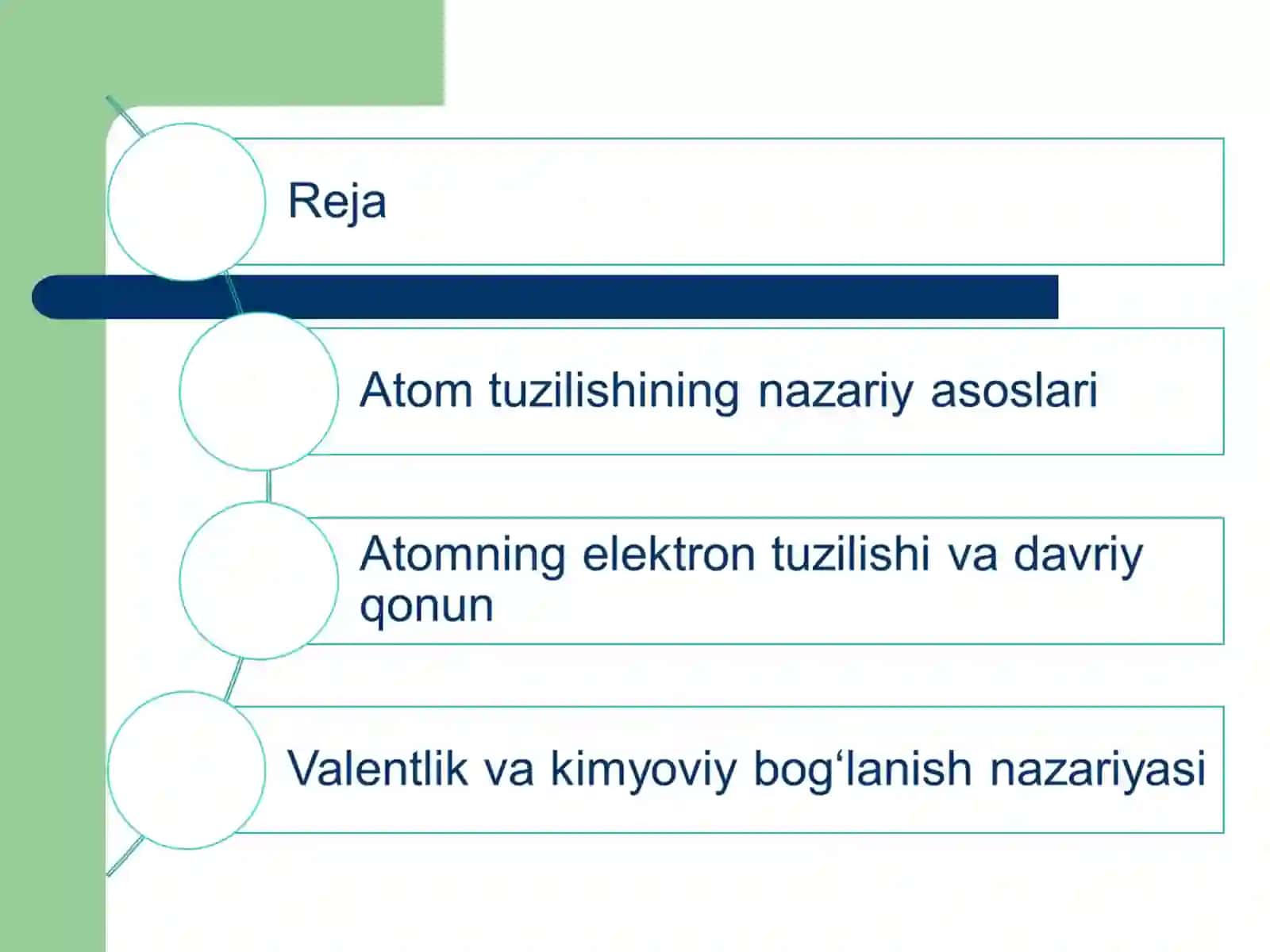 Elemen atomlarining tuzilishi va valentlik 2