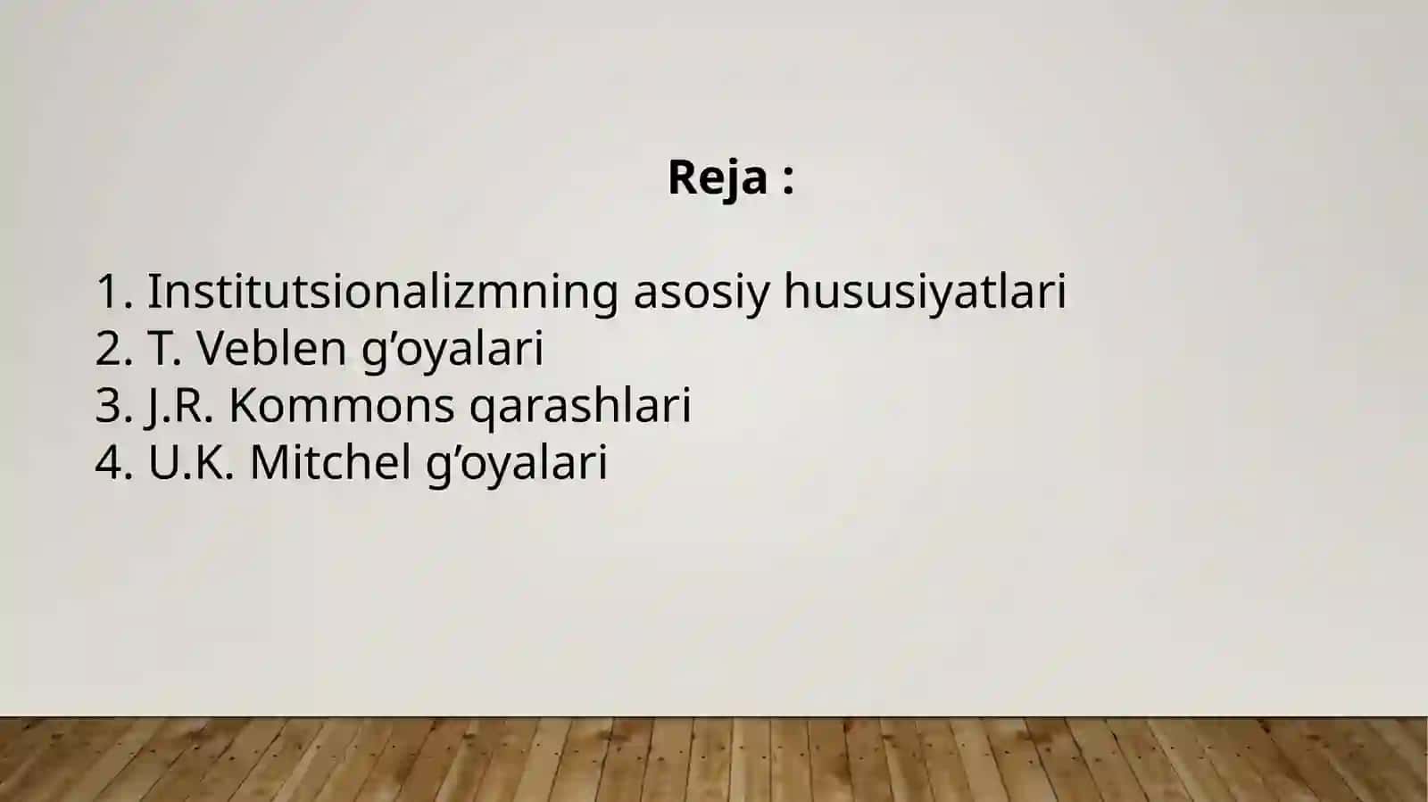 Institutsionalizm 2