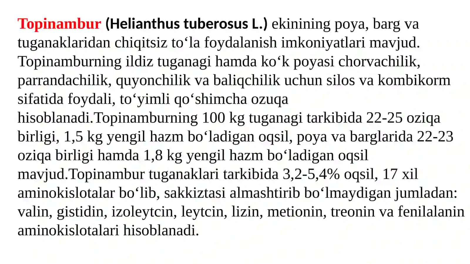 Ildizi shifobaxsh xususiyatga ega bo‘lgan o‘simliklar 2
