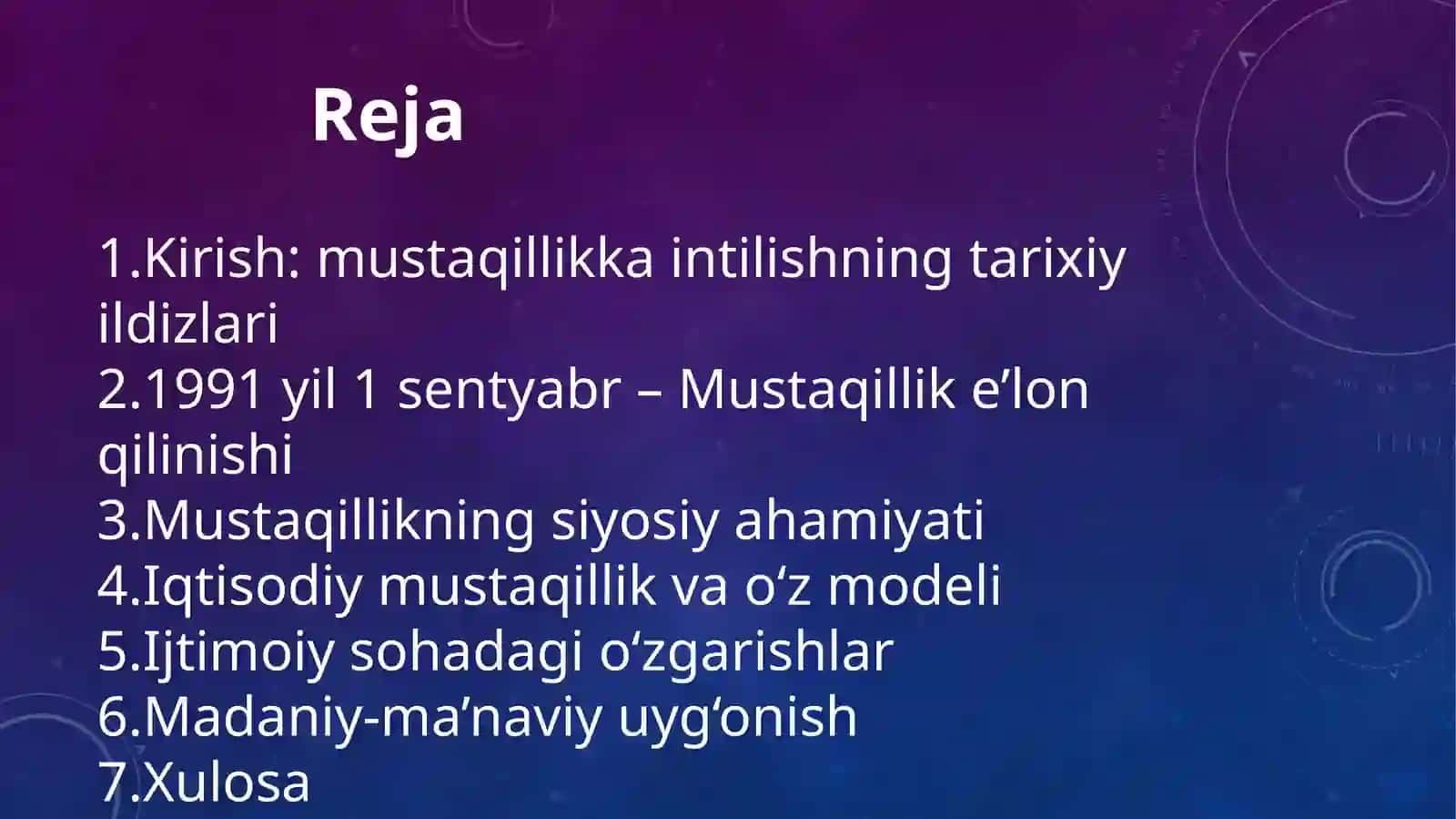 Mustaqil O‘zbekiston Respublikasining tashkil topishi: tarixiy ahamiyativa o‘ziga xos taraqqiyot yo‘li 2