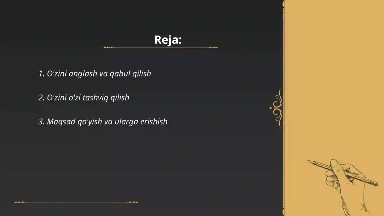 O'ziga ishonch mojizakor kuch 2