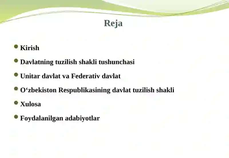 Davlatning tuzilish shakli 2