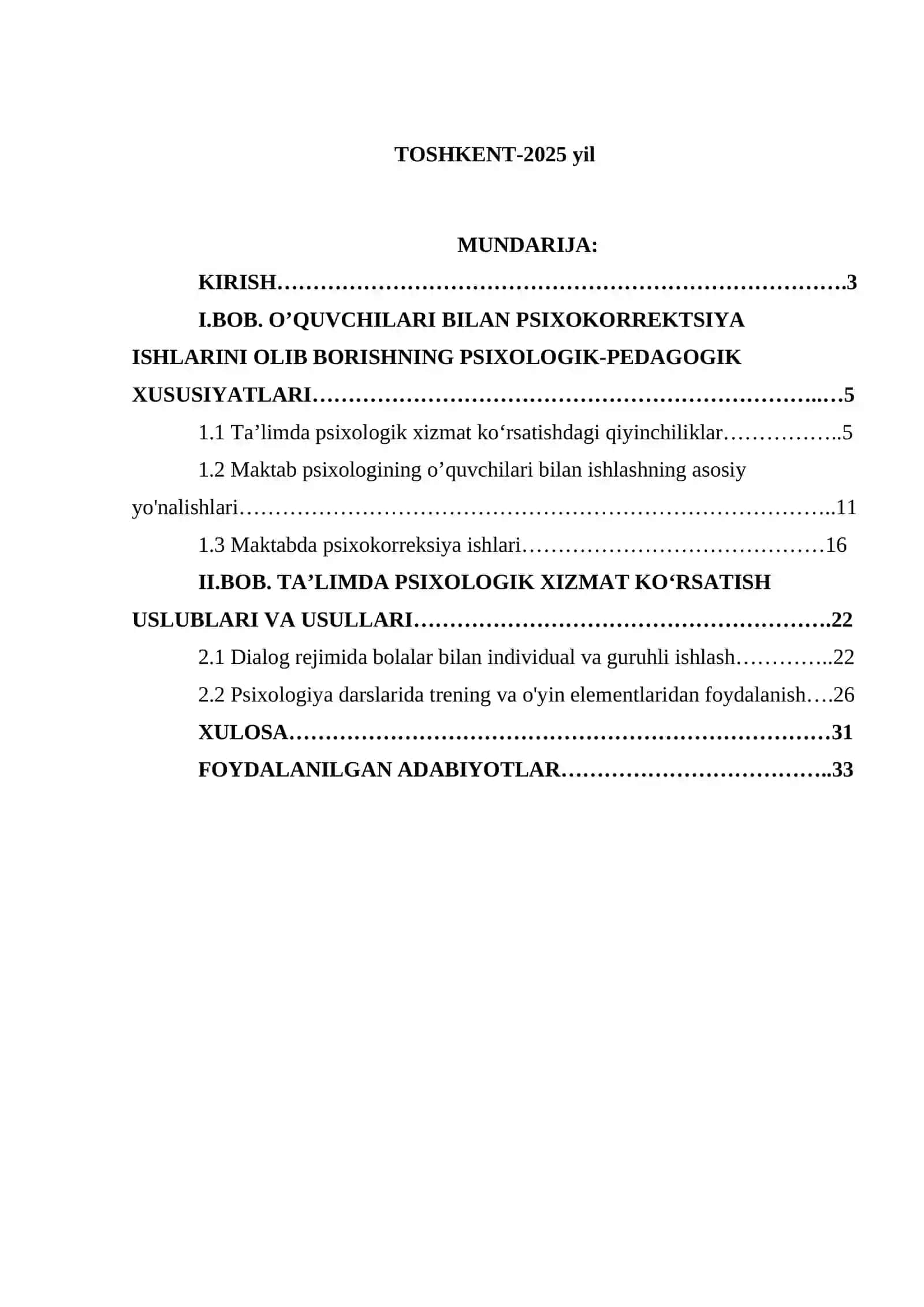 Psixologik xizmatning metodologik va nazariy asoslari 2