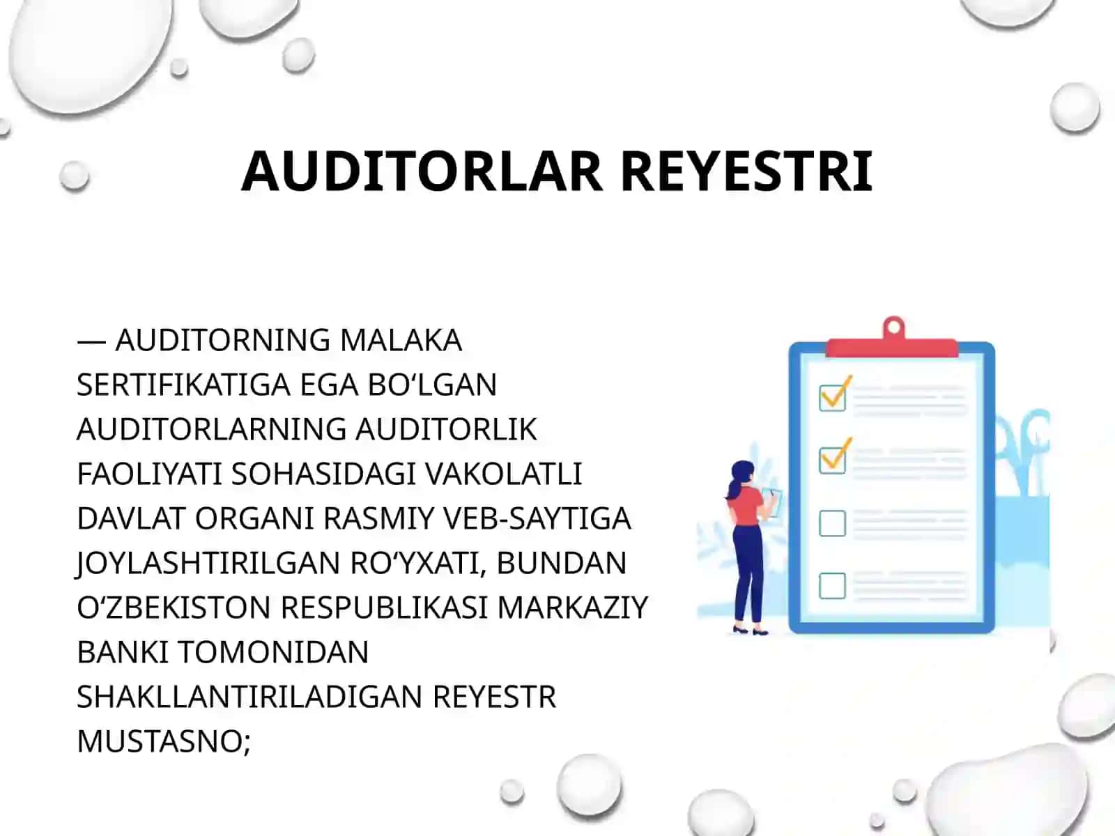 O‘zbekiston Respublikasida auditorlik faoliyatini sertifikatlash tizimi 2
