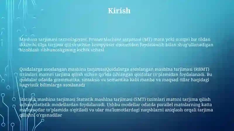 Qoidalarga Asoslangan Mashina Tarjimasi Texnalogiyasining Lingvistik Algoritmini Yaratish 2