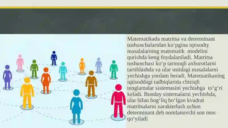 Matematikadagi Matritsa Va Determinantlar 2