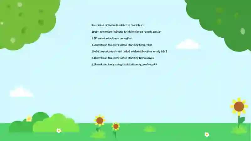 Korreksion faoliyatni tashkil etish bosqichlari 2