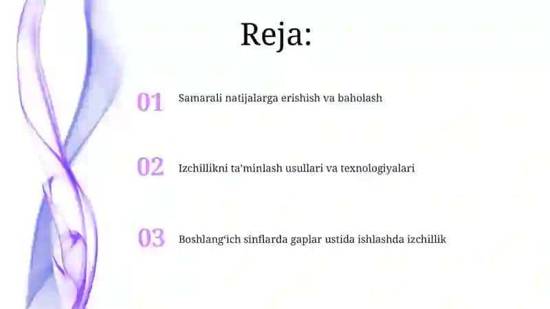 Boshlangʻich sinifda gap ustida ishlashdagi izchillik 2