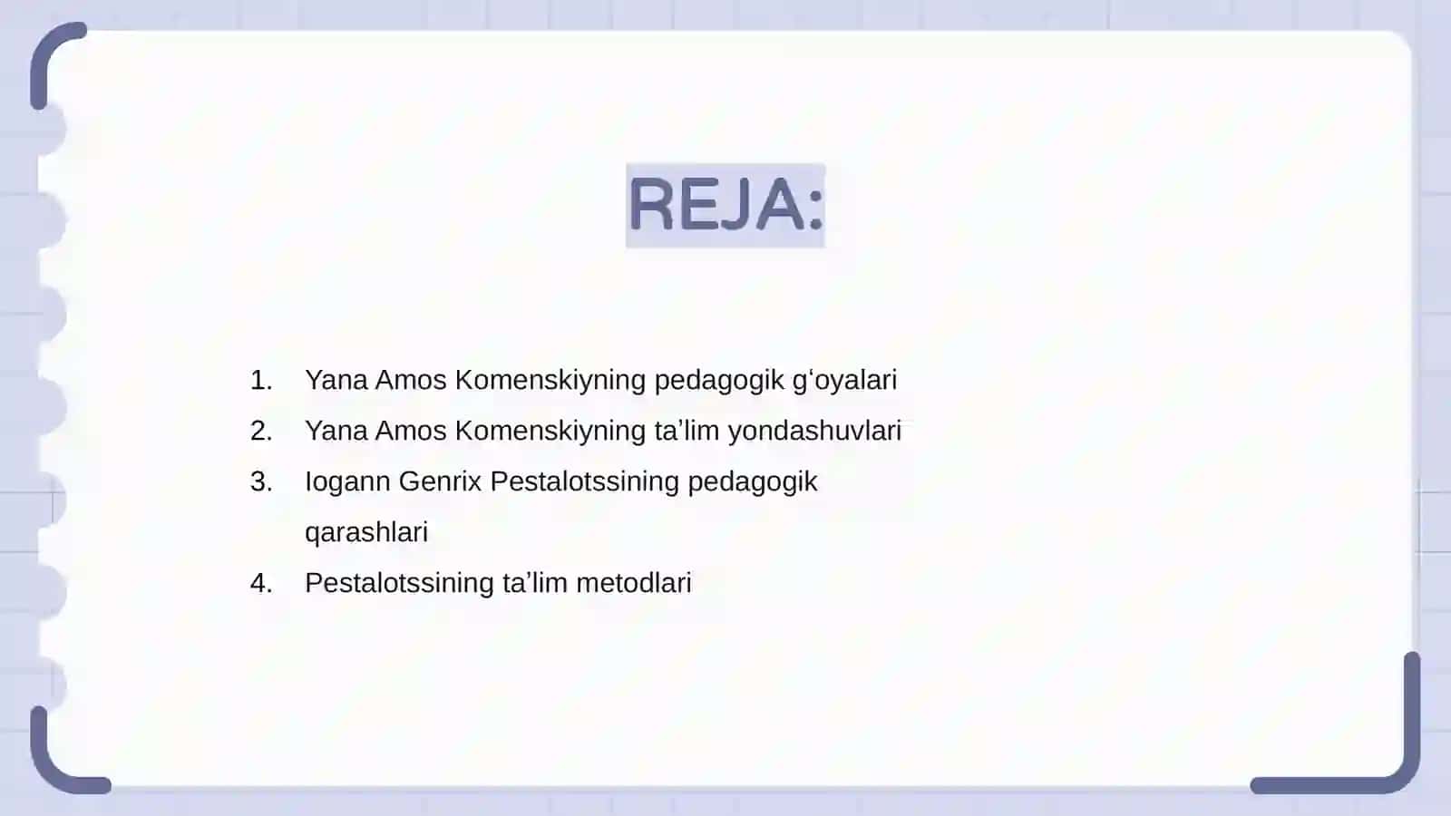 Yana Amos Komenskiyning pedagogik gʻoyalari 2
