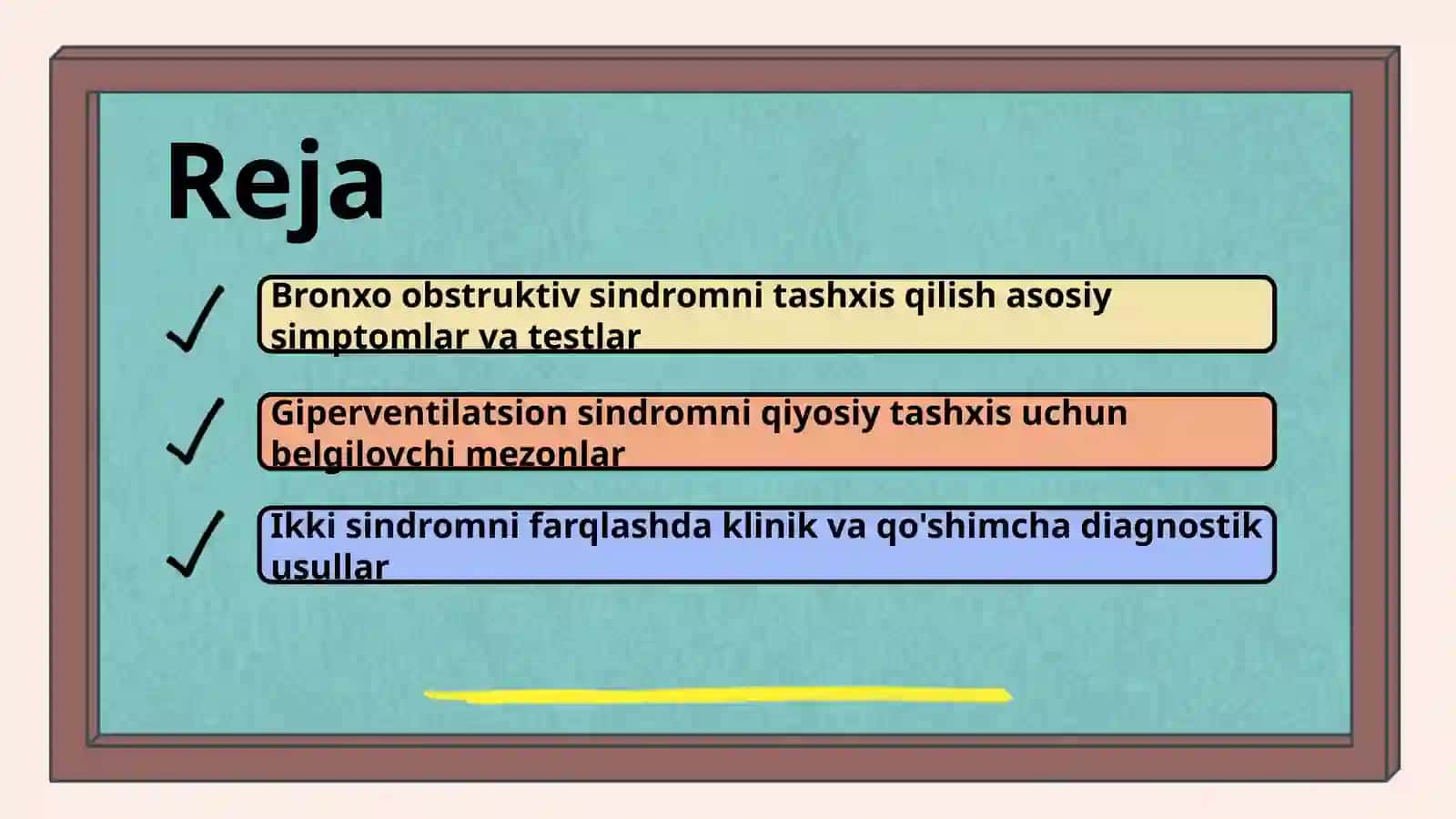 Bronxo Obstruktiv sindromida qiyosiy tashxislash 2