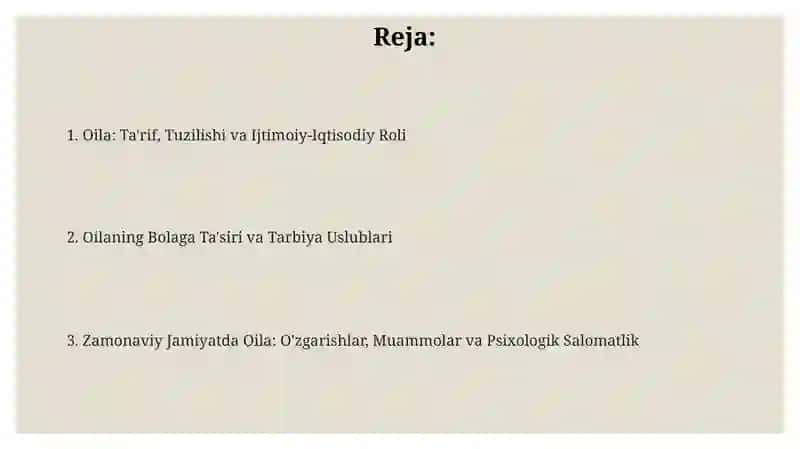 Oila: Ta'rif, Tuzilishi va Ijtimoiy-Iqtisodiy Roli 2