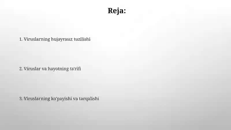 Viruslar hayotning hujayrasiz shakllari 2