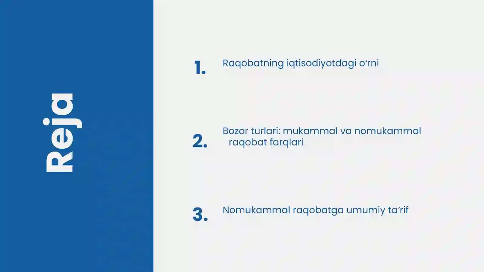 Nomukammal Raqobat Bozori Nazariyalari 2