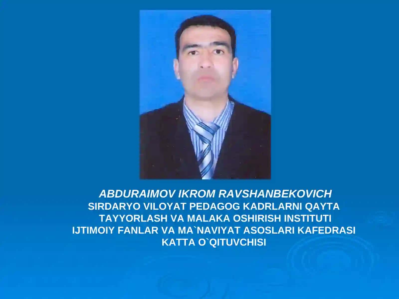 "Oila jamiyatning buguni va ertasi negizidir" DARS ISHLANMASI 2