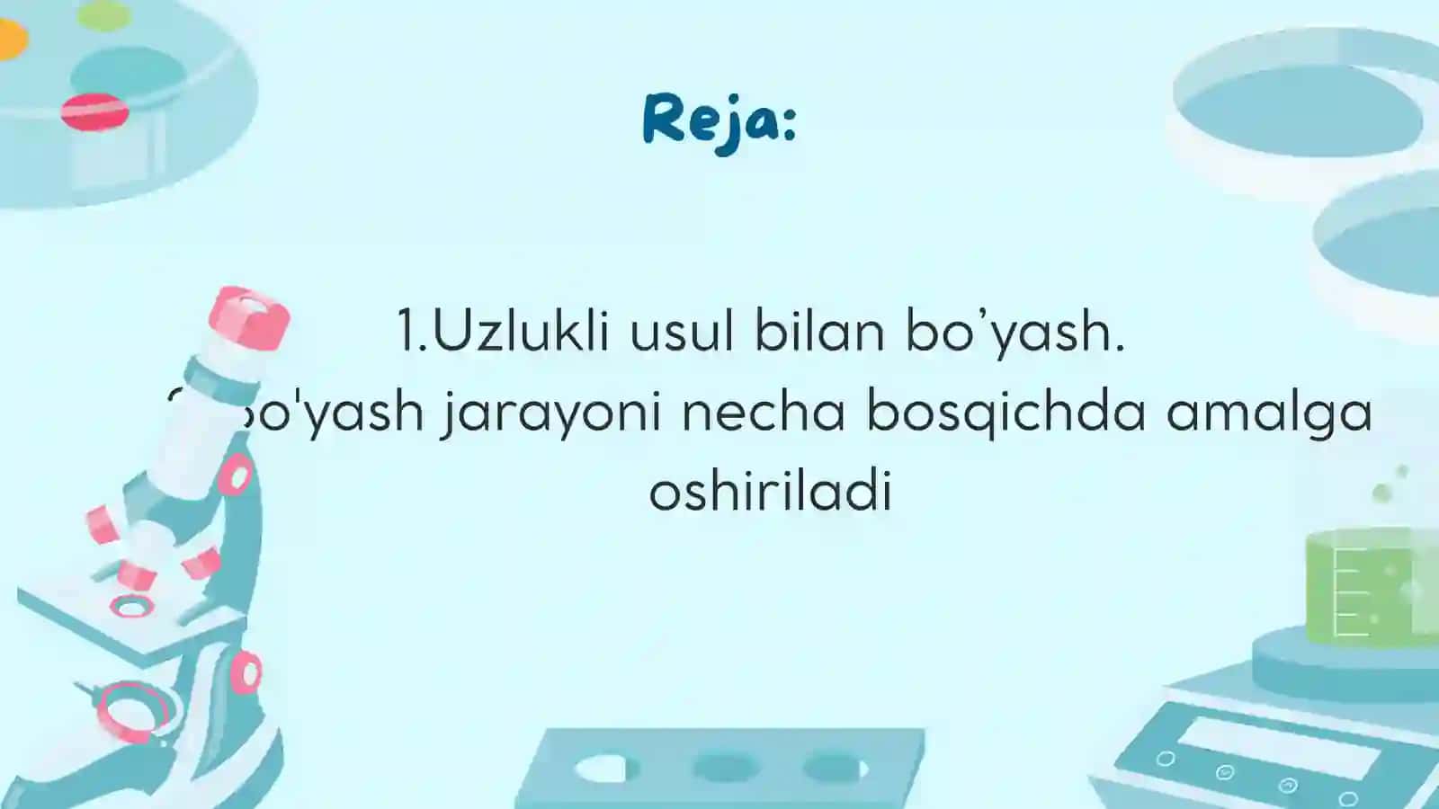 Uzlukli usul bilan bo’yash 2