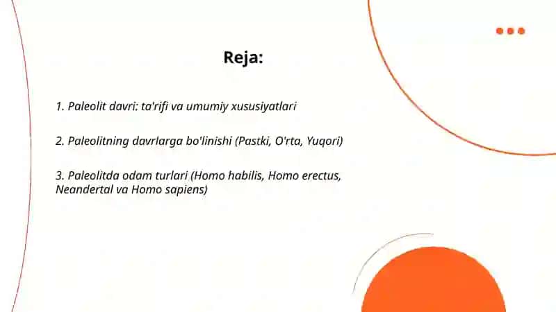 Paleolit davri 2