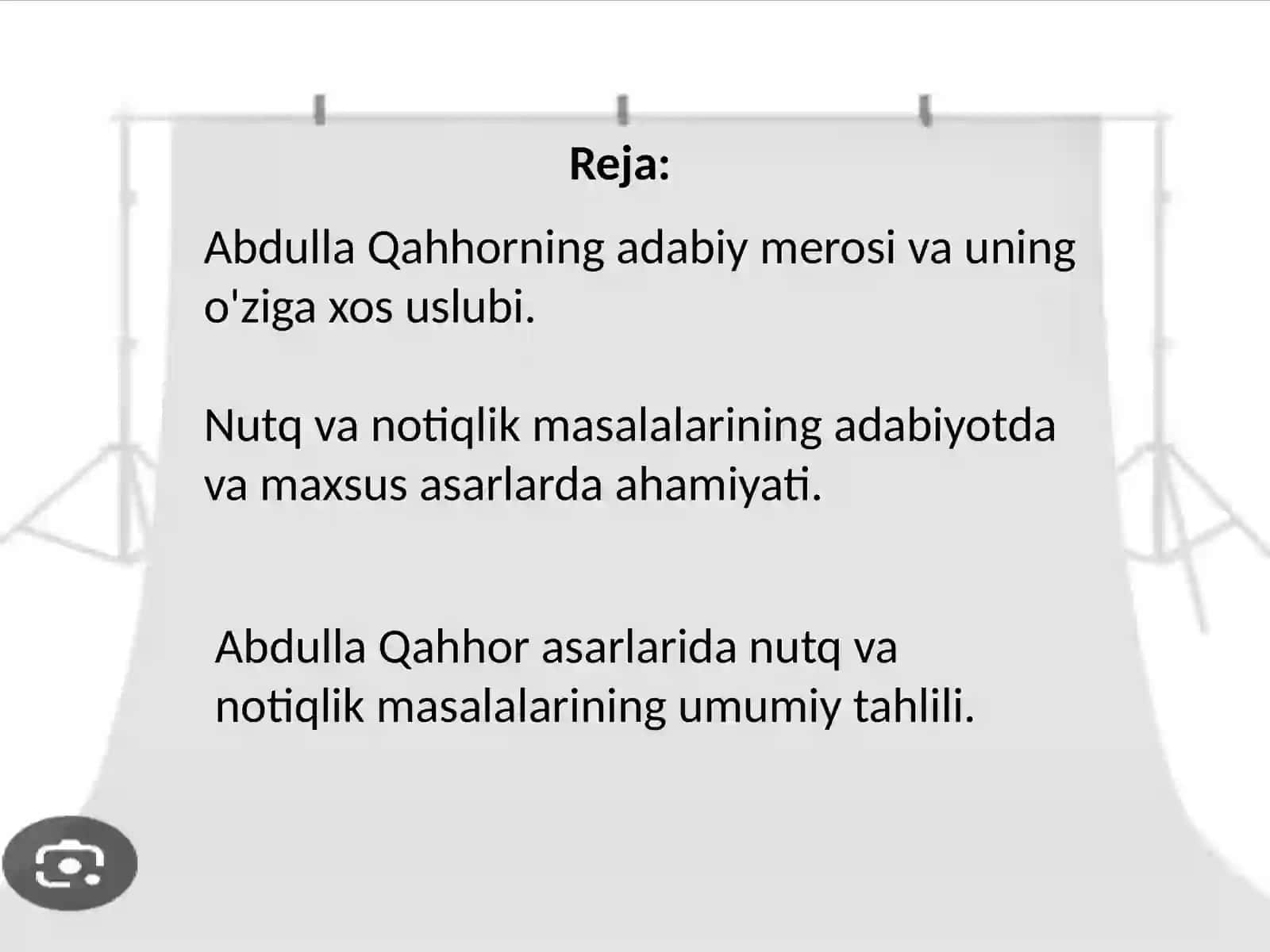 Abdulla Qahhor asarlaridan nutq va notiqlik masalalari 2