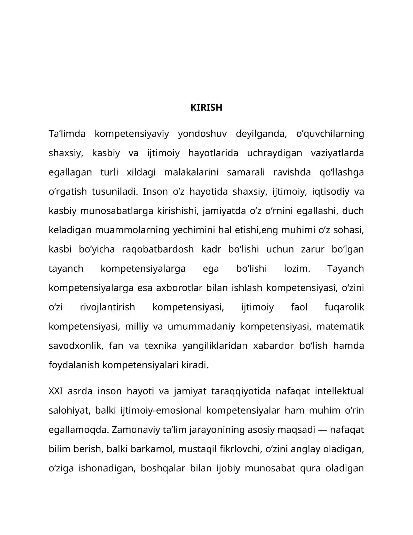 Boshlang‘ich sinf o‘quvchilarining ijtimoiy-emosional kompetensiyalari 2