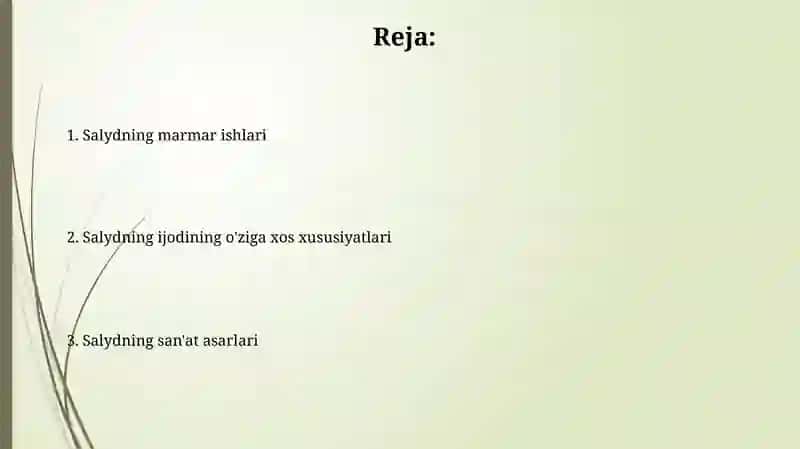 Salydning marmar haykallari 2