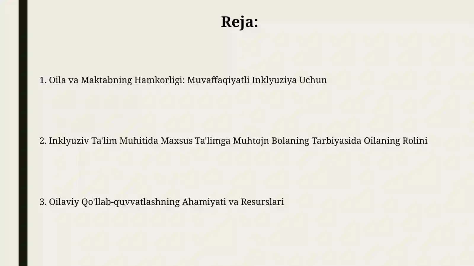 Inklyuziv Ta'lim Muhitida Maxsus Ta'limga Muhtoj Bolaning Oila Rolining Ahamiyati 2