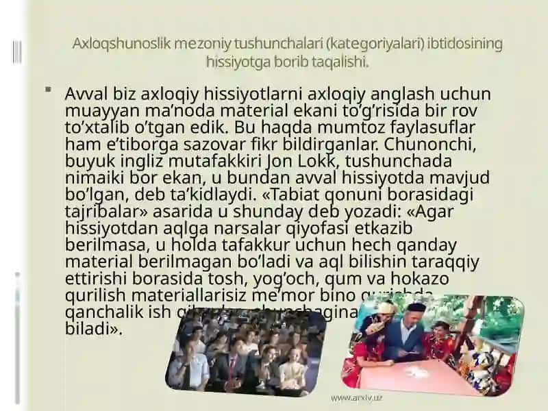 Axloqshunoslik mеzoniy tushunchalari 2