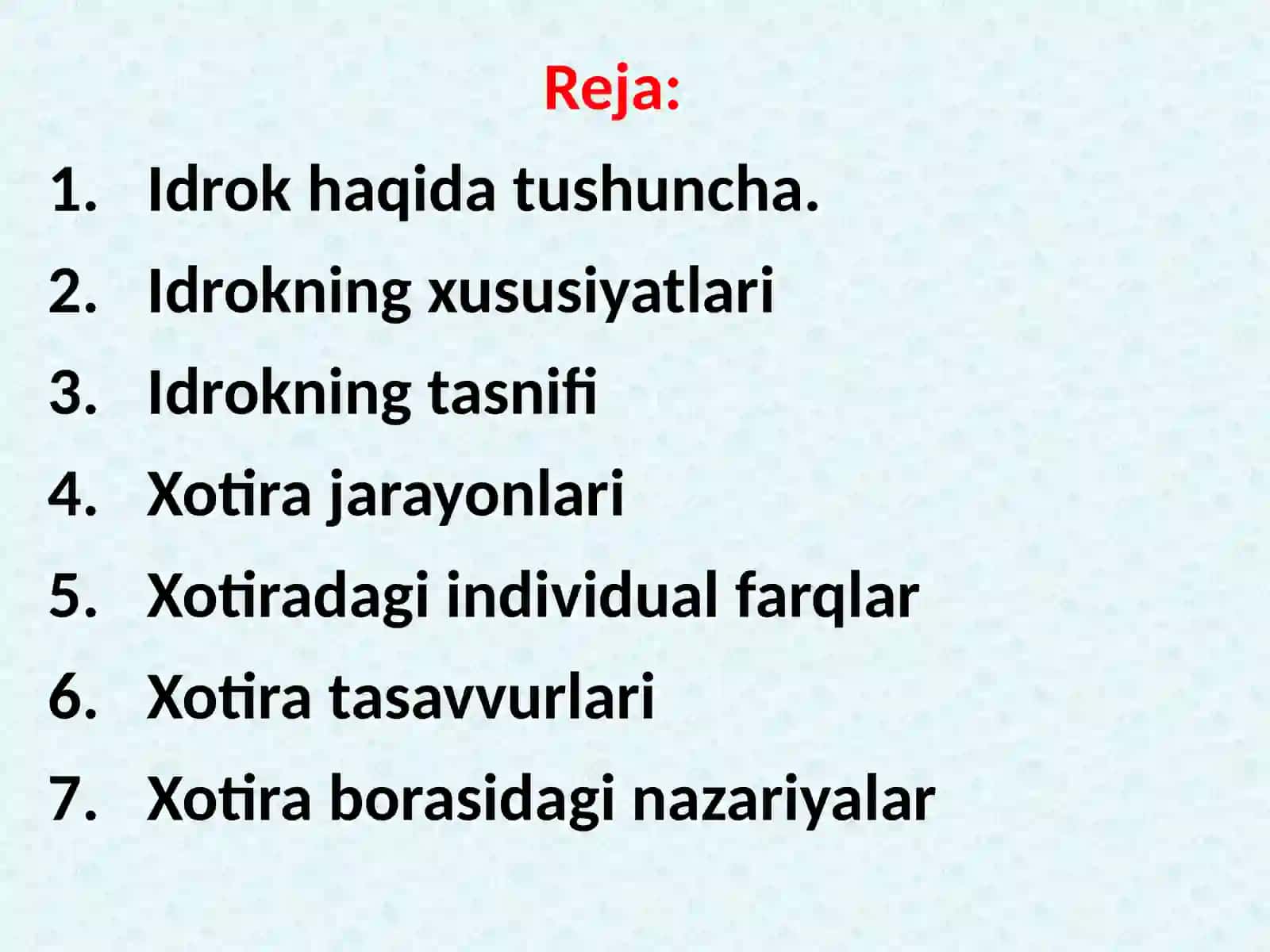 Идрок ва хотира 2