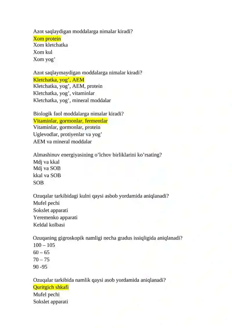 Kletchatka qanday organik moddaga kiradi? 2
