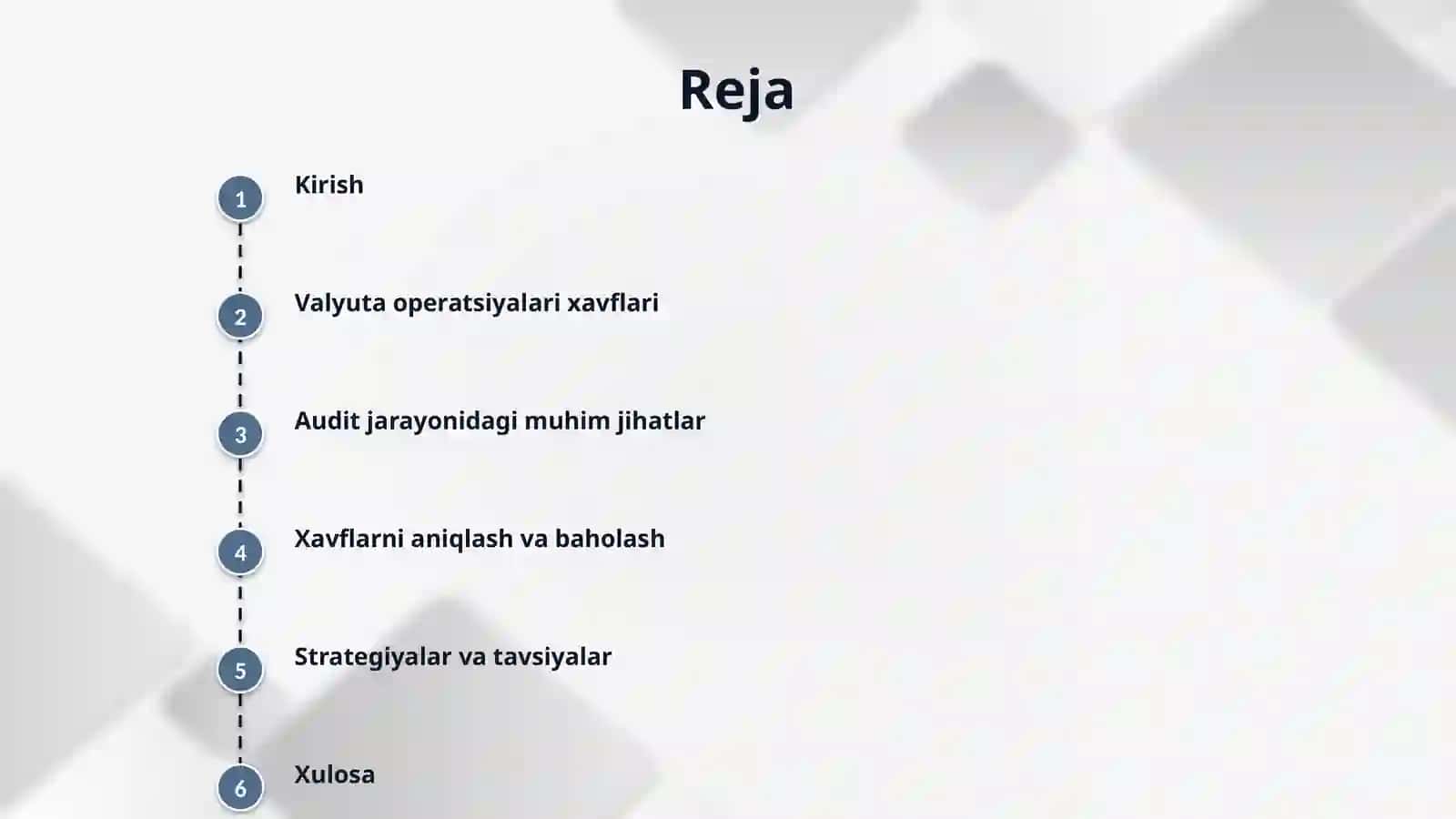 Valyuta operatsiyalari buyicha auditda etibor berilishi kerak bòlgan xavflar nimalardan iborat 2