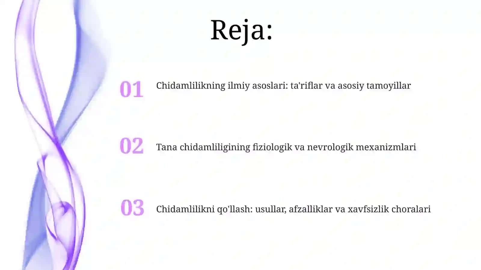 Chidamlilikning ilmiy asoslari: ta'riflar va asosiy tamoyillar 2