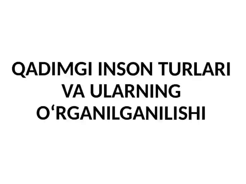 OʻRTA OSIYO ARXEOLOGIYASI 2