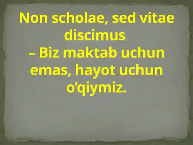 Turli fizik xossalari, xususiyati, sifat, aloqasi va boshqa belgilarni ifodalovchi yakka AE 2